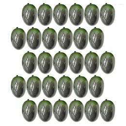 Party Decoration 30 Pcs Imitation Olive Cute Stuff Artificial Fruits Lifelike Decorate Mould Vegetable Birthday Decorations