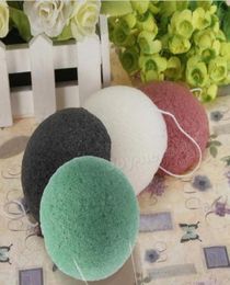 New arrival Konjac Konnyaku Fibre Face YH Makeup Wash Pad CI Cleaning Sponge Puff Exfoliator BIN Bath Brushes Sponges3738059