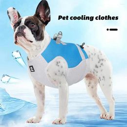 Dog Apparel Jacket Breathable Reflective Pet Vest With Uv Protection For Summer Days Self-cooling Small To Outdoor