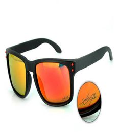 Sell Fashion High Quality Sunglasses Brand Eyewear Mens Womens Luxury OO9102 Polarized Glasses Black Frame Fire Iridi315y8421111
