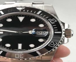 Luxury Mechanical Watch ZZ Factory 904 Steel Case Swiss 3135 Movement Black Ceramic Bezel Black Dial Mens Automatic Watch9402384