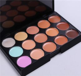 WholeNew Fashion 15 Colour Beauty Salon Professional Face Cream Makeup Concealer Contour Palette Sets maquiagem makeup7733323