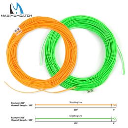 Maximumcatch Floating Fly Shooting Line Running with Front Loop 0026 0034 0037 0042 240425