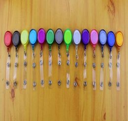 Party Festives 300pcs Badge Reel Retractable Ski Pass ID Name Card Holder Key Chain Reels AntiLost Clip Office School Supplies2879769