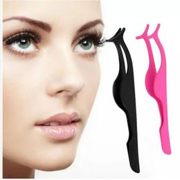 Whole False Eyelashes Makeup Tool Stainless Steel False Eyelash Fake Eye Lash Applicator Clip Makeup Tweezers5972137