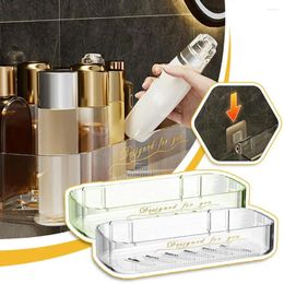 Bath Accessory Set Bathroom Storage Simple Convenient Toilet And Washbasin Wall-mounted Without Rack Punching Wall Y6U1