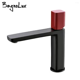 Bathroom Sink Faucets White Basin Faucet Wash Tap Square Single Handle Hole And Cold Mixer Deck Mounted Combined Colour