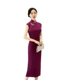 Ethnic Clothing Cheongsam Artistic Bride Toast Modified Wedding Slimming Party Lace Jacquard Catwalk Year High-End