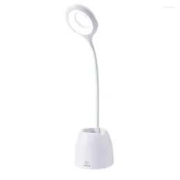 Table Lamps JFBL LED Rechargeble Stepless Dimming Desk Light Eye Protection Learning Multi-Function Bracket Pen Holder Lamp