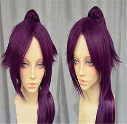 Bleach Shihouin Yoruichi 60cm Mor Lolita Cosplay Party Wig Ponytail2431537