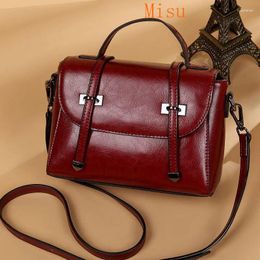 Shoulder Bags Fashion Cow Leather Flap Women Messenger Bag Small Lady Mini Handbag Designer Brand Female Crossbody