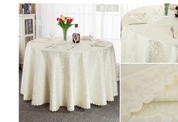 Table Cloth Fabric Circular Dining Restaurant Coffee Square Round Tablecloth