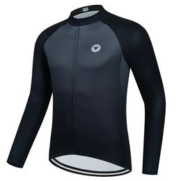 Team Cycling Jersey men Long Sleeve MTB Bike Maillot Ciclismo Outdoor Racing Sport Bicycle Shirt 240416