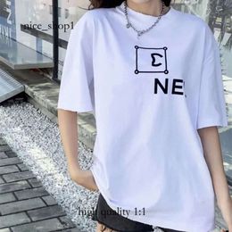 Chanells Shirt Chanei Sleeve T-shirts Casual Letter Pritig Chael Womes Tee Tops Shirt Short Luxury Tees Lady Desigers Mes Summer Clothes T Clothig Tshirt 2478