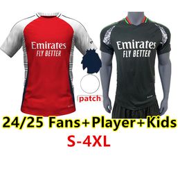 S-4XL 24 25 G.JESUS soccer jerseys RICE SMITH ROWE SAKA Fans Player J.TIMBER MARTINELLI RUSSO 2024 football shirt Men Kids ODEGAARD SAMBI FABIO VIEIRA SALIBA HAVERTZ