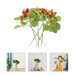 Party Decoration Simulated Bayberry Potted Plant Waxberry Theme Decorations Fake Fruits Simulation Supple Model Tabletop Waxberries Toys