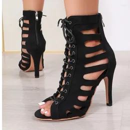 Dance Shoes Heels Black Suede High 11cm 9cm 7cm Women Latin Boots Bachata Salsa Ballroom Social