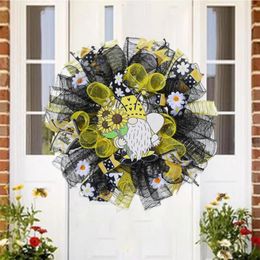 Decorative Flowers Be E Festival Wreath Ornaments Home Decorations Elderly Door Wreaths For Front Outside Fall