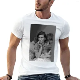 Men's Tank Tops Dorothea Lange - Migraint Mother During The Dust Bowl T-Shirt Cute Clothes Edition T Shirts Men