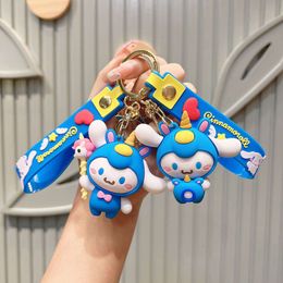 Big Ear Dog Couple Keychain Pendant Small Doll Doll Keychain Cute Cartoon Car Bag Pendant