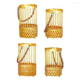 Candle Holders 2Pcs Wedding Hangings Holder Centrepieces Hollow Out Iron Stand