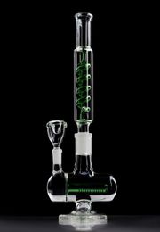 TORO Tall Heady Glass Beaker Bong Hookahs Smoking Accessories Shisha Dab Oil Rigs Double Glass Smoking Water Pipes 14MM Joint Male4066021