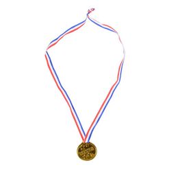 12pcs Plastic Children Gold Winners Medals Kids Game Sports Prize Awards Toys Party Favour High Quality4545913