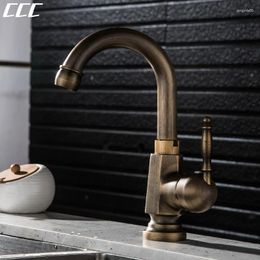 Kitchen Faucets CCC Household 360-degree Rotating And Cold Faucet European Style Bathroom Above Counter Basin