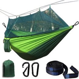 Hammocks Camping hammocks for outdoor furniture garden swings hanging hammocks with mosquito net sleeping hammocks