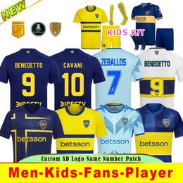 CAVANI Boca Juniors Soccer Jerseys 24 25 MARADONA BENEDETTO MARCOS ROJO CARLITOS DE ROSSI TEVEZ SALVIO BARCO JANSON MEDINA football shirt