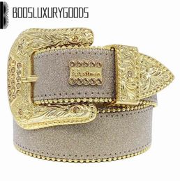2022 High quality star model Designer Belt Simon Belts for Men Women Shiny diamond belt black cintura uomo boosluxurygoods8530539