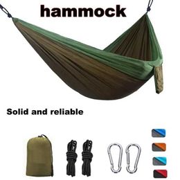 Hammocks Camping Hammock Portable Hammocks Lightweight Nylon Parachute Hammocks for Backpacking Travel Beach Backyard Hiking