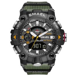 New arrival SMAEL waterproof cold light sport watches 50M water resistant8732196