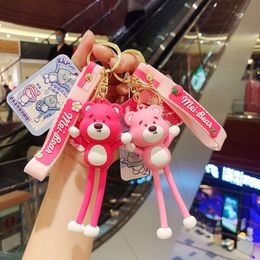 Pulling Bear Cartoon Keychain Pendant Accessories New Accessories Doll Cute Doll Pendant Jewelry Pendant