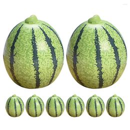 Party Decoration Artificial Fruit Fake Mini Watermelons Desktop Decor Fruits Miniature Models Faux Layout Scene