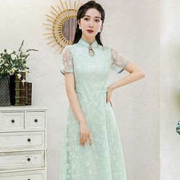 Ethnic Clothing Cheongsam Catwalk Vintage Wedding Slim Toast Banquet Clothes Old Shanghai Artistic Chinese High-End Fashion Bride