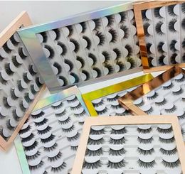 16 Pairs 3D Faux Mink Eyelashes Natural Thick Long False 1020mm Lashes Dramatic Fake Eyelash Eyes Makeup Kit Extension Beauty9196066