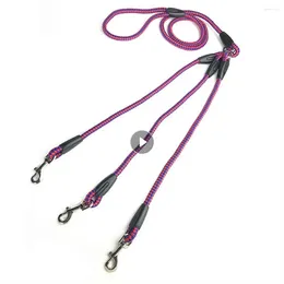 Dog Collars Round Traction Rope Pet Strong And Flexible Wear-resistant Durable Supplies Bichon Multifunction