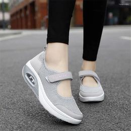 Casual Shoes Playform Without Lacing Sneakers 2024 Vulcanize Woman Beige Boots Running For Womens Sports Special Use Class