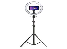 Pography LED Selfie Ring Light 10inch Po Studio Camera Light With Tripod Stand for Tik Tok VK Youtube Live Video Makeup C1008759881