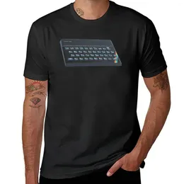 Men's Polos Sinclair ZX Spectrum T-shirt Graphics Blanks Sweat Aesthetic Clothes Mens Graphic T-shirts