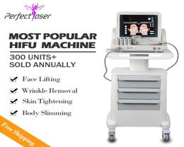 2022 Other Beauty Equipment skin care hifu high intensity focused ultrasound machine for deep facelift wrinkles removal with 5 car4494272