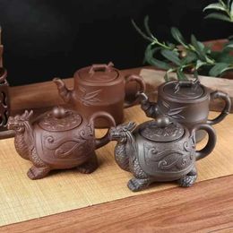 Zestawy herbaciarskie Kreatywne fioletowe zbiór piasku herbaty ceramiczne i kubki SHU PUER PUER Chińskie herbatę kawa kubek kubek teapot herbacian yixing kettle Pot