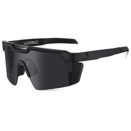 Occhiali da sole onda di calore a caldo vendere occhiali pilota ciclistica di alta qualità vere occhiali da sole sportivi all'aperto
