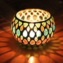 Candle Holders Moroccan Style European Tabletop Centerpiece Tea Light Candlestick Holder Jar Home Decor