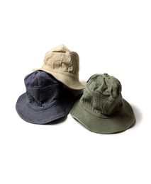 Canvas Bucket Hats Men Women High Quality Solid Vintage Caps Top Logo Adjustable Wash Make Old Hats1229743