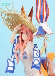 Fateextra Order Caster Lancer Tamamo No Mae Fox Girl Casual Wear Swimsuit Japanese Anime Figure Action Toy Pvc Model Collection Q8170422