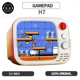 Game Controllers H7 Mini TV Handheld Console IPS 3.5 Inch Eye Protection Screen High Endurance Retro Classic Nostalgic Arcade Kid Gifts