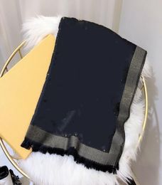 Top designer wool scarf fashion luxury bright gold thread wool textile scarf 18070cm8872100