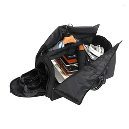 Duffel Bags Men's Business Garment Waterproof Multifunctional Casual Handbag Crossbody Gym Travel Suit Storage Bag Shoulder